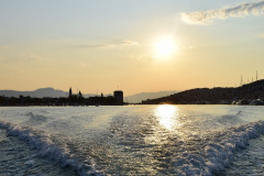 early morning departure from Trogir