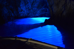The blue cave