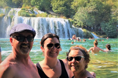 Cooling off at Krka