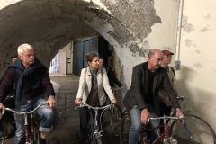 Biking through the wine caves