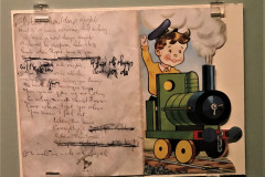 Lennon's original lyrics for Hard Days Night written on his Son's birthday card