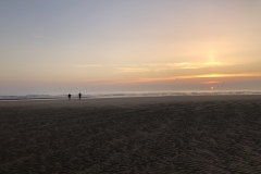Walking Omaha Beach at Sunrise