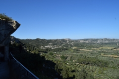 view from Les Baux