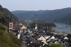 The Rhine from above Bacharach