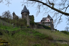 The upper wall of Bacharach and Stahleck Castle